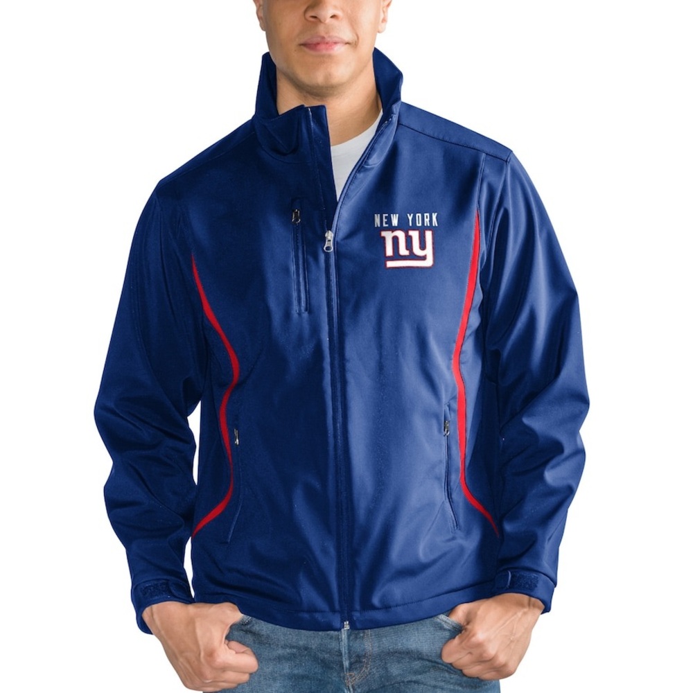 NFL Blue and Red Windbreaker Jacket